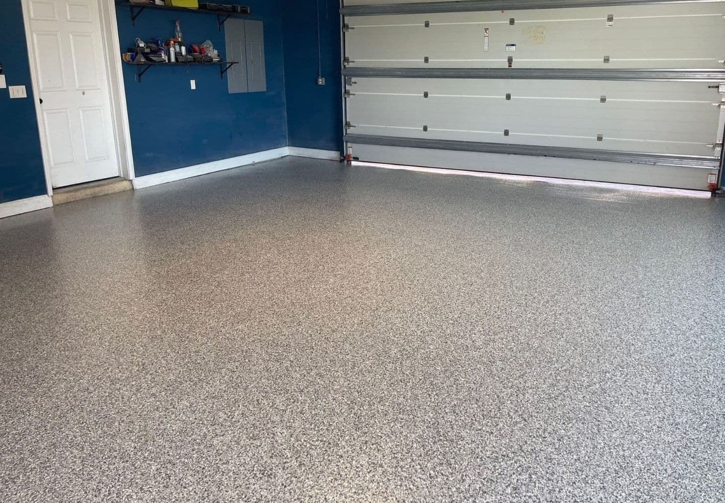 Repairing Cracks in Garage Floor, Birmingham, Alabama